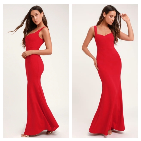 LULU'S Sweetest Thing Red Maxi Dress - Picture 2 of 9